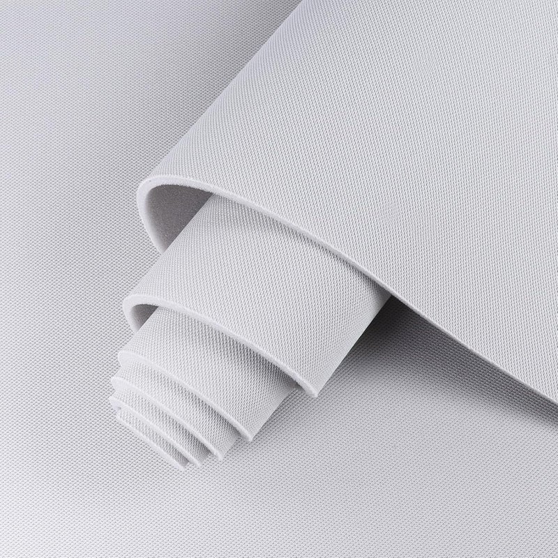 GoldWheel Auto Headliner Fabric Mesh Type 60inx85in with Foam Backing Interior Replacement Headliner Material, for All Vehicles RV Boat Home Roof Upholstery Fabric, Light Grey - Image 3